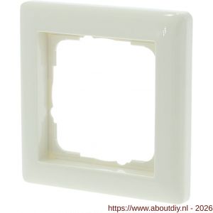 Gira Standard 55 afdekraam inbouw 1-voudig crème - A50402137 - afbeelding 1