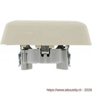 Gira System 55 contactdoos inbouw 2-voudig randaarde crème - A50402264 - afbeelding 4