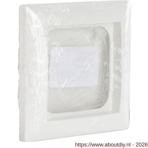 Busch-Jaeger Balance afdekraam inbouw 1-voudig verticaal-horizontaal polarwit - A50402126 - afbeelding 2
