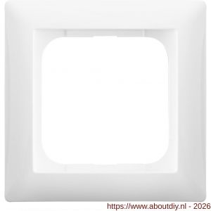 Busch-Jaeger Balance afdekraam inbouw 1-voudig verticaal-horizontaal polarwit - A50402126 - afbeelding 1