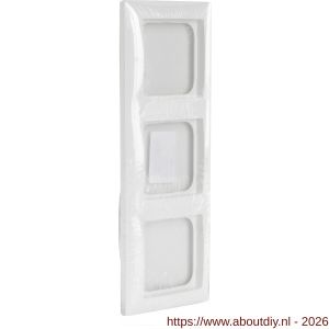 Busch-Jaeger Balance afdekraam inbouw 3-voudig verticaal-horizontaal polarwit - A50402165 - afbeelding 2