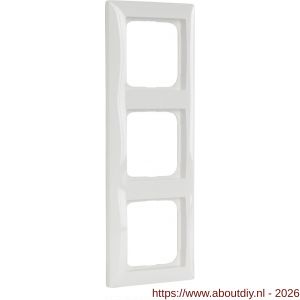 Busch-Jaeger Balance afdekraam inbouw 3-voudig verticaal-horizontaal polarwit - A50402165 - afbeelding 1