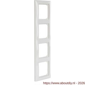 Busch-Jaeger Balance afdekraam 4-voudig verticaal-horizontaal polarwit - A50402181 - afbeelding 1