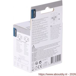 Q-Link contactdoos inbouw radio-TV element eind-rijgdoos - A50402204 - afbeelding 3