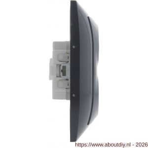 Q-Link S2 contactdoos 2-voudig randaarde antraciet - A50402253 - afbeelding 2