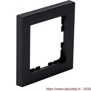 Q-Link S-line afdekraam 1voudig verticaal-horizontaal zwart - A50402121 - afbeelding 1