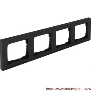 Q-Link S-line afdekraam 4-voudig verticaal-horizontaal zwart - A50402192 - afbeelding 1