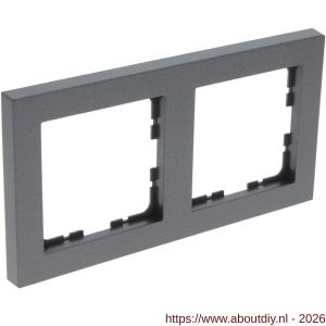 Q-Link S-Line afdekraam 2-voudig zwart - A50402143 - afbeelding 1