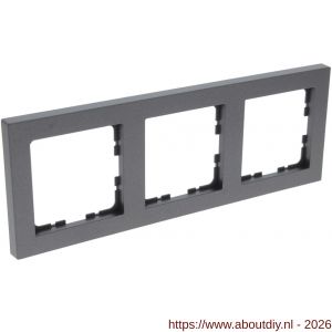 Q-Link S-Line afdekraam 3-voudig verticaal-horizontaal zwart - A50402162 - afbeelding 1