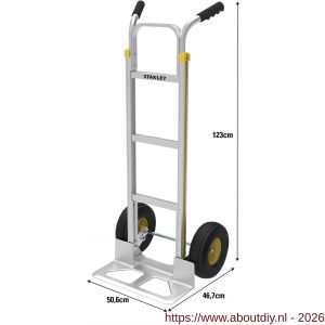 Stanley steekwagen aluminium 200 kg SXWT-HT513 - A50401461 - afbeelding 2