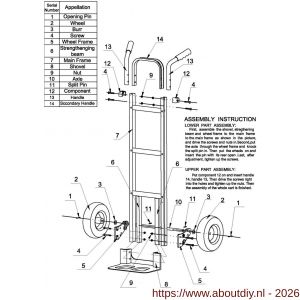 Stanley steekwagen aluminium 200 kg SXWT-HT513 - A50401461 - afbeelding 4