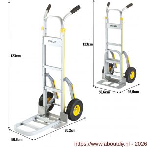 Stanley steekwagen aluminium 200 kg SXWT-HT514 - A50401462 - afbeelding 2