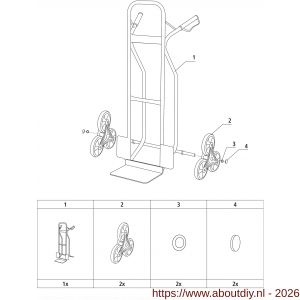 Stanley steekwagen staal trap 200 kg SXWT-HT523 - A50401458 - afbeelding 4