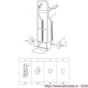 Stanley steekwagen staal 250 kg SXWT-HT524 - A50401453 - afbeelding 4