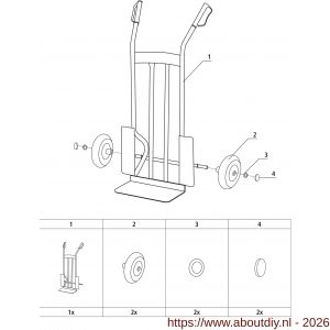 Stanley steekwagen staal 300 kg SXWT-HT526 - A50401454 - afbeelding 4