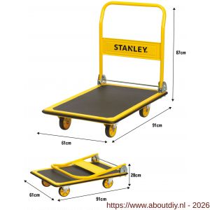 Stanley platformwagen 300 kg SXWT-PC528 - A50401448 - afbeelding 2