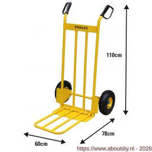 Stanley steekwagen staal 200 kg SXWT-HT535 - A50401459 - afbeelding 2