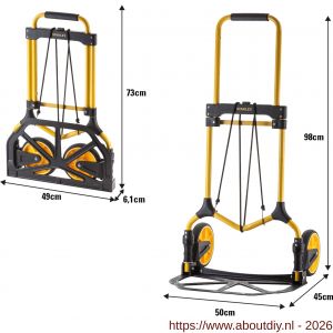 Stanley steekwagen vouwbaar 100 kg SXWT-FT582 PDQ - A50401469 - afbeelding 2