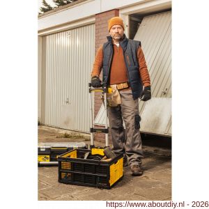 Stanley steekwagen vouwbaar aluminium 70 kg met basket houder SXWT-FT501 PDQ - A50401467 - afbeelding 3