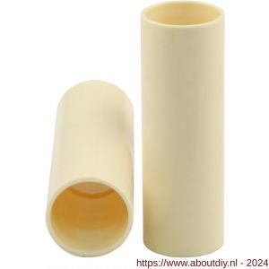 Pipelife sok PVC slagvast diameter 3/4 inch crème set 3 stuks - A50401024 - afbeelding 1