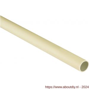 Pipelife installatiebuis PVC diameter 3/4 inch 4 m crème low friction - A50401009 - afbeelding 1