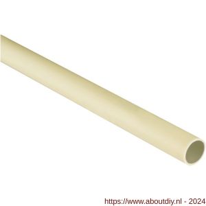 Pipelife installatiebuis PVC diameter 5/8 inch 4 m crème low friction - A50401010 - afbeelding 1