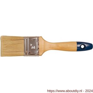 Master Silver 7010404.2 platte kwast Acryl 2 inch hout Chinees wit varkenshaar - A50400255 - afbeelding 1
