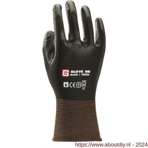 Glove On Black Touch handschoen maat 9 L zwart - A50400071 - afbeelding 1