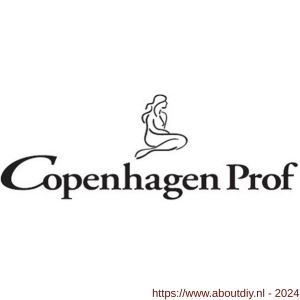 Copenhagen Prof 14101.14 patentpuntkwast Alkyd nummer 14 RVS Chinees zwart varkenshaar - A50400378 - afbeelding 2
