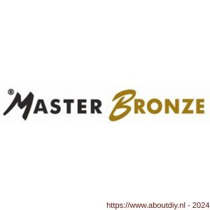 Master Bronze 8010605 blokwitter muurverf 4x14 cm kunststof - A50400170 - afbeelding 2