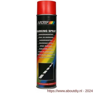 MoTip marketingspray handmatig gebruik rood hoogglans 600 ml - A50703704 - afbeelding 1