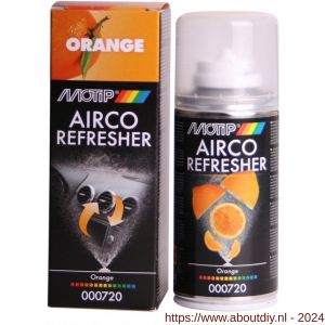 MoTip airco onderhoudsspray Car Care Airco Refresher orange 150 ml - A50702489 - afbeelding 1