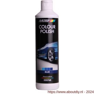 MoTip conditioneringsvloeistof Car Care Colour Polish polijstmiddel Blue blauw 500 ml - A50702510 - afbeelding 1