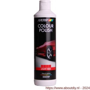 MoTip conditioneringsvloeistof Car Care Colour Polish polijstmiddel Light Red lichtrood 500 ml - A50702511 - afbeelding 1