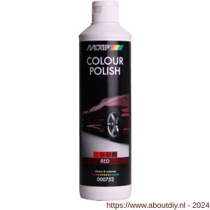 MoTip conditioneringsvloeistof Car Care Colour Polish polijstmiddel Red rood 500 ml - A50702514 - afbeelding 1