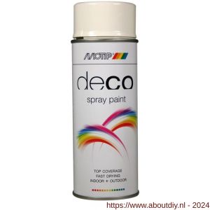 MoTip Colourspray lakspray dekkend hoogglans RAL 1019 grijs-beige 400 ml - A50703209 - afbeelding 1
