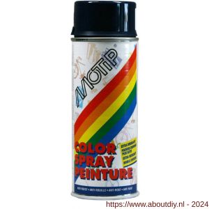 MoTip Colourspray lakspray dekkend hoogglans RAL 5011 staalblauw 400 ml - A50703226 - afbeelding 1