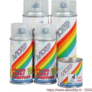 MoTip blanke lakverf transparant zijdeglans 400 ml - A50703174 - afbeelding 1