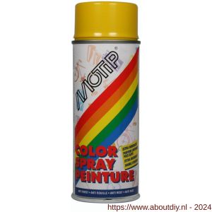 MoTip Colourspray lakspray dekkend hoogglans RAL 1021 koolzaad geel 400 ml - A50703210 - afbeelding 1