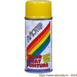 MoTip Colourspray lakspray dekkend hoogglans RAL 1004 goudgeel 150 ml - A50703205 - afbeelding 1