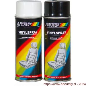MoTip vinylspray zwart 400 ml - A50702405 - afbeelding 1