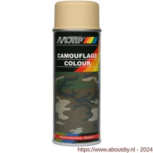 MoTip lakverf dekkend Camouflagelak RAL 1001 beige zijdeglans 400 ml - A50703179 - afbeelding 1