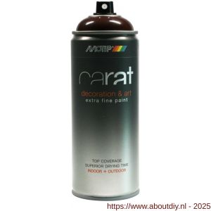 MoTip lakspray Carat hoogglans chocolate Brown chocoladebruin 400 ml - A50703498 - afbeelding 1