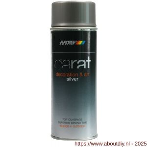 MoTip silverspray Carat Silver zilver hoogglans 400 ml - A50703488 - afbeelding 1