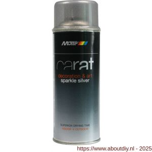 MoTip sparkling glitterspray Carat Sparkle silver 400 ml - A50703557 - afbeelding 1