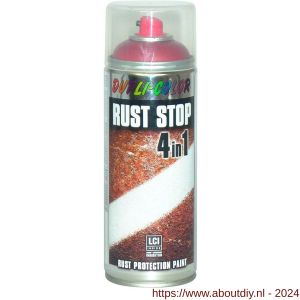 Dupli-Color roestbeschermingslak Rust Stop RAL 3002 karmijnrood 400 ml - A50702704 - afbeelding 1