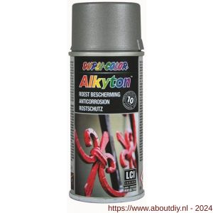 Dupli-Color roestbeschermingslak Alkyton Eisengleis Schwarz zwart 150 ml spuitbus - A50702644 - afbeelding 1