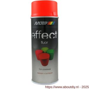 MoTip fluorescerende lak Deco Effect Fluorescent Red-Orange rood 400 ml - A50703199 - afbeelding 1