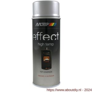 MoTip hittebestendige lak Deco Effect Heat Resistant Silver zilver 400 ml - A50703647 - afbeelding 1