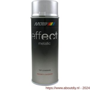 MoTip lakspray dekkend Deco Effect Silver Effect zilver effect hoogglans 400 ml - A50703270 - afbeelding 1